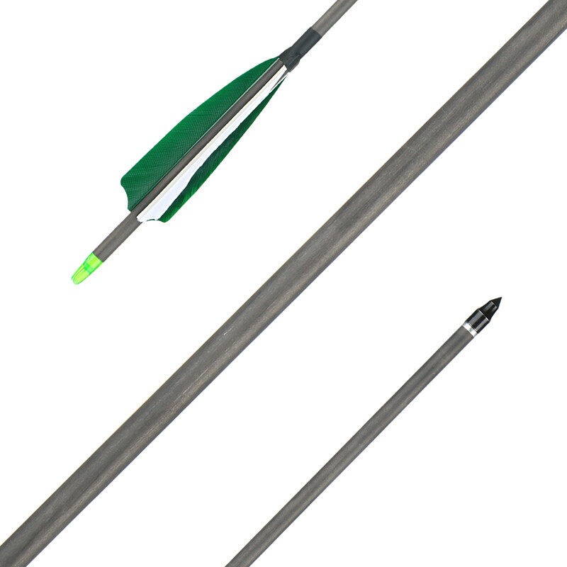31 Pure Carbon Arrow Shafts SP400-1000 ID 4.2mm DIY Archery