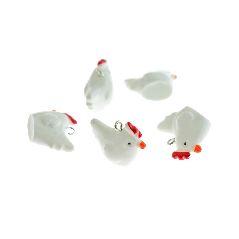 Dijes y colgantes de resina multicolor para hacer joyas