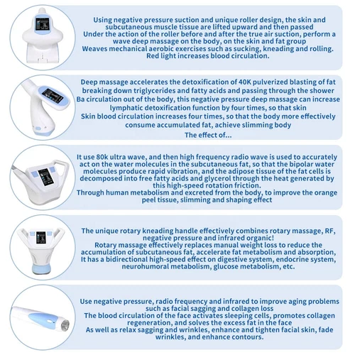 Vela Körperform Maschine Vakuum RF Ultra Rollen Formen Face Lifting Cellulite - Bild 5 von 6