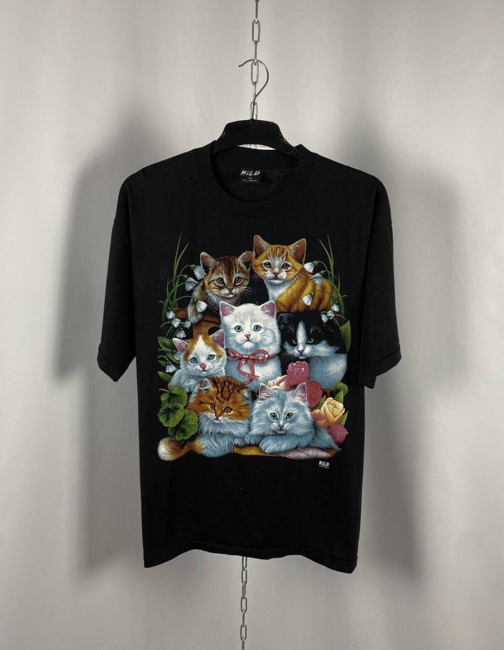 ALTRA T shirt K Cat grande logo streetwear altro
