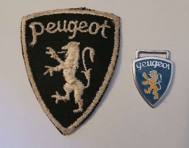 Embroidered PEUGEOT Patch + PEUGEOT Key Charm (Made in England) Pre-owned