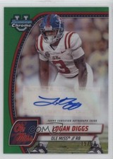 2024 Bowman U Chrome Prospect Green Refractor 19/99 Logan Diggs Auto 13c5