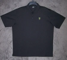 Monster Energy Shirt Adult Extra Large Black Embroider Monster Energy SS Mens