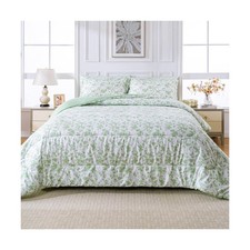 Printed Queen Comforter Set with Sheets, All Season Lightweight 7 P... Fast Ship