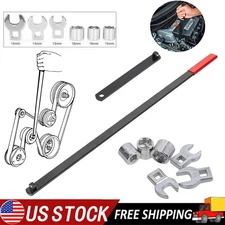 Universal Serpentine Belt Tool Kit 3/8" 1/2" Drive Belt Adjust Tightener Wrench