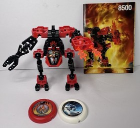 Lego Technic - 8500 - Throwbot Torch/Fire Retired Set - Bionicle Slizer
