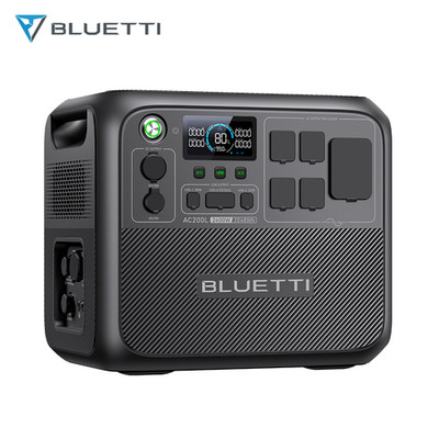 BLUETTI AC200L 2048Wh Portable Power Station Generator for Home Back-up/RV Trip