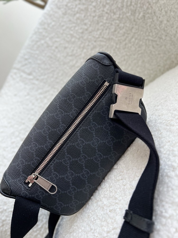 Gucci Leather Belt Bag for Men Crossbody Strap