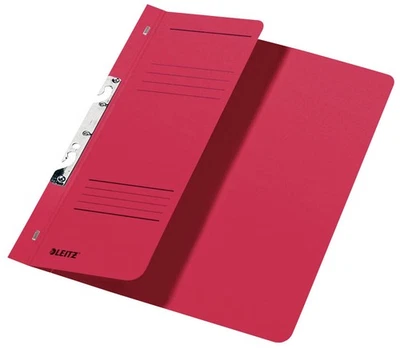 LEITZ Einhakhefter 3744 Karton rot DIN A4, halber Deckel, 1 St.