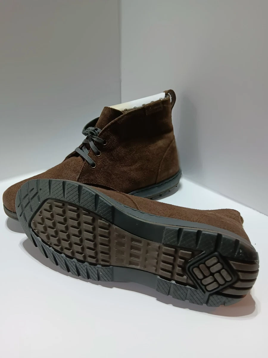 Columbia Men\'s Brown Leather Chukka Boots - Lace-Up Ankle Boots Columbia Redmond Brown Leather Chukka Boots Mens Lace Up Mid  main image 4