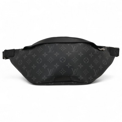 Echte LOUIS VUITTON Monogram Eclipse Discovery Bauchtasche PM Gürteltasche lv...