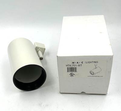 WAC Lighting HTK-701-WT  Line Voltage Track Head in White Finish
