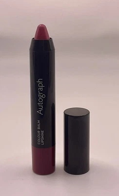MARKS AND SPENCER M&S Autograph FULL SIZE Plum Shine Colour Balm Lipshine *New*