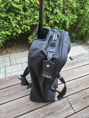 Tumi Alpha Bravo Bremerton Wheeled Duffel Bag Ballistic Nylon 22402DH Black - Picture 5 of 24