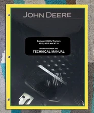 John Deere 4510, 4610, 4710 Utility Tractor Service Technical Manual - TM1986