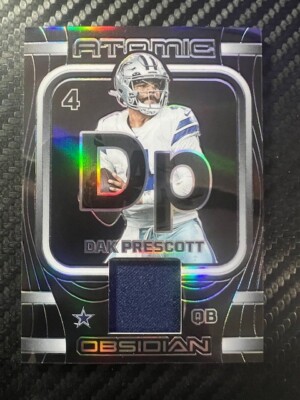 2023 Panini Obsidian /199 Patch DAK PRESCOTT ATOMIC DALLAS COWBOYS SK2