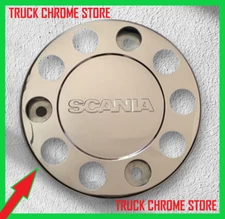 Scania   TRUCK & BUS   STAINLESS    STEEL    22.5"    WHEEL COVERS.  ( 1 Piece.)