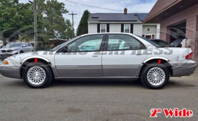 for:1993-1997 Chrysler Concorde/Eagle Vision Stainless Fender Wheel Trim 4Pc 2''