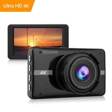 TOGUARD 4K Car Front Dash Cam Dashboard Video Recorder Camera Parking Monitor