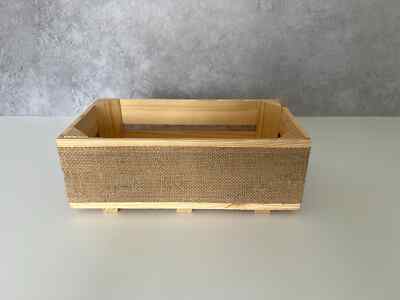 Leere Holzkiste selber machen Korb Geschenkbox Korb DIY Kit - Hochzeit,