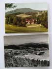 GDR Postcards Lot 2 x LÜCKENDORF Zittau Mountains Panoramic Postcards