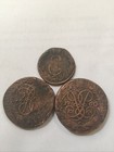 1760-1761  Russian Lot 2 Kopecs And Moneta Sibirisn  — photo 3