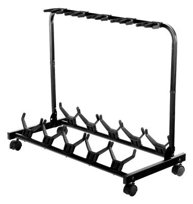 5-fach Multi E-Gitarre Ständer Akustik Gitarre Stativ E-Bass Halter Rollen Stand
