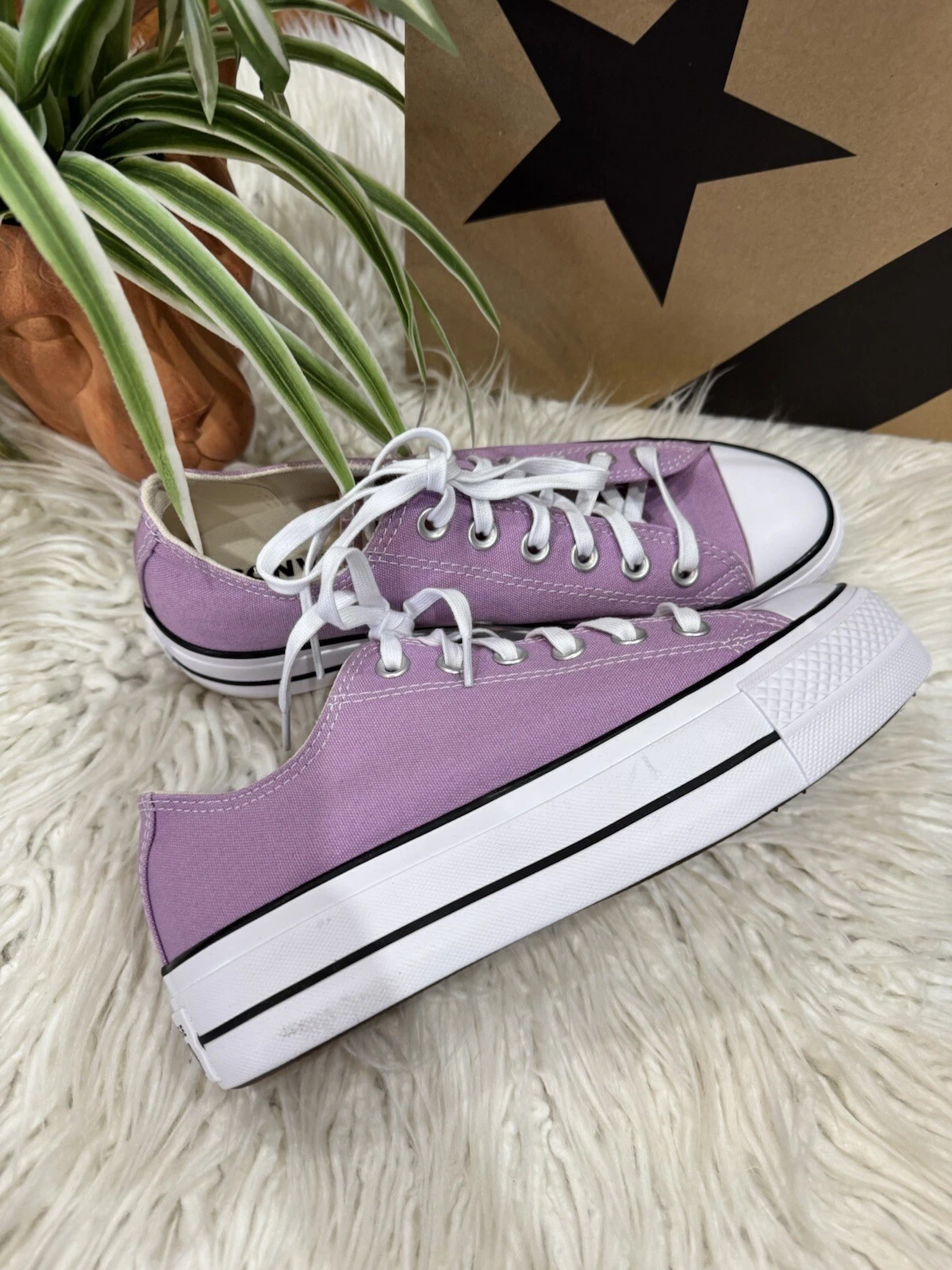 Tela donna nuova?Converse Chuck Taylor All Star Lify platform taglia 7 5