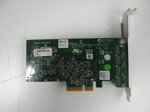 Dell KH08P 0KH08P Broadcom 5719 Quad-Port 1GB PCIe Network adapter -HP - Picture 2 of 3