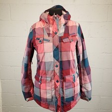 Bench Womens Ski Jacket Small 10k Waterproof Breathable Snowboard Red Pink