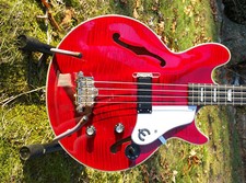 Bajo Zero-Mod Jack Casady JCLP1 reposapulgar SIN MODS, SIN AGUJEROS NUEVOS