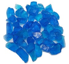1KG Decorative AQUA BLUE Glass Chippings Events Garden Vases Graves Memorial