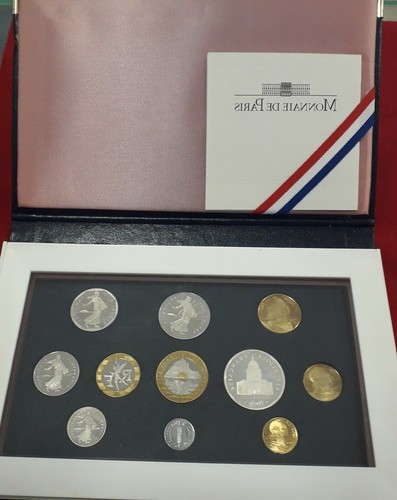 CARTERA DE MONEDAS DE FRANCIA AÑO 2000, ESTADO PROOF , CON CERTIFICSDO. - Imagen 5 de 5