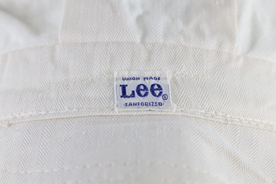 Vintage 50s Lee Sanforized Cotton Herringbone Twill HBT Train Conductor Hat USA - Image 2 of 4