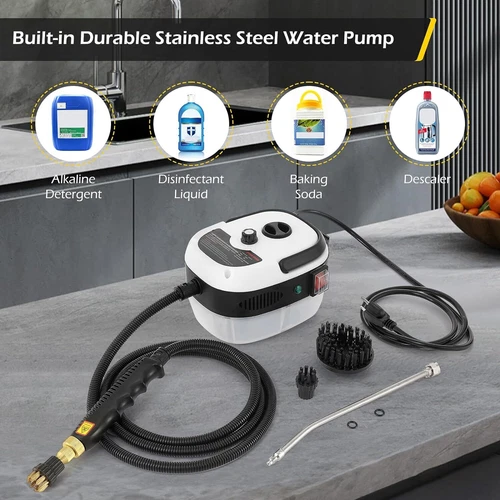 2500W Handheld Steam Cleaner Machine High Tempetature Steamer Cleaning Tools - Picture 9 of 12