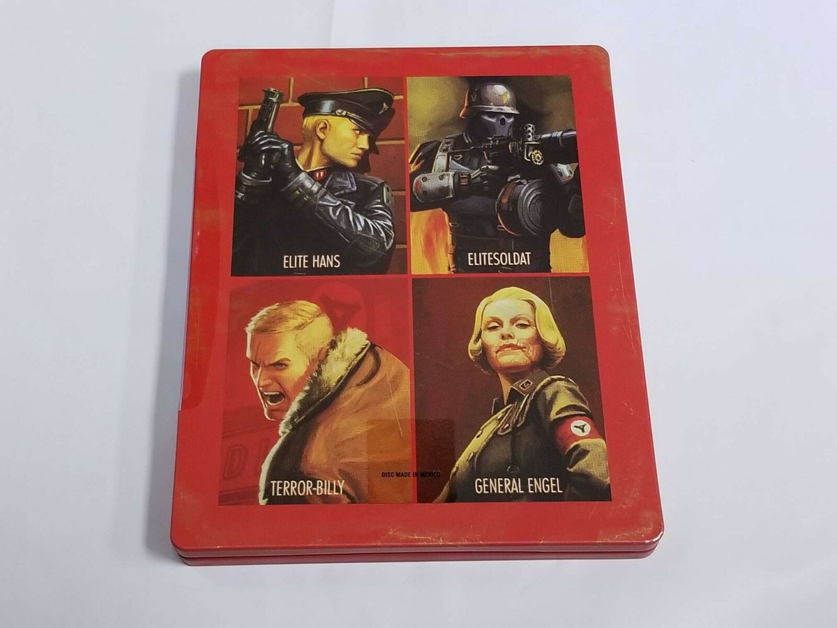 Wolfenstein II (2) The New Colossus Steel Book + Game ONLY