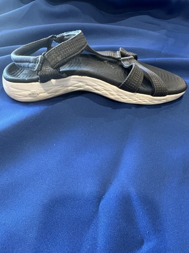 Set 2 Skechers Damen-Sandalen Goga Max Brilliancy On The Go marineblau schwarz Komfort 8 - Bild 16 von 19