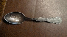 Vintage Sterling California Souvenir Spoon Long Beach Riverside Monterey 5.75"