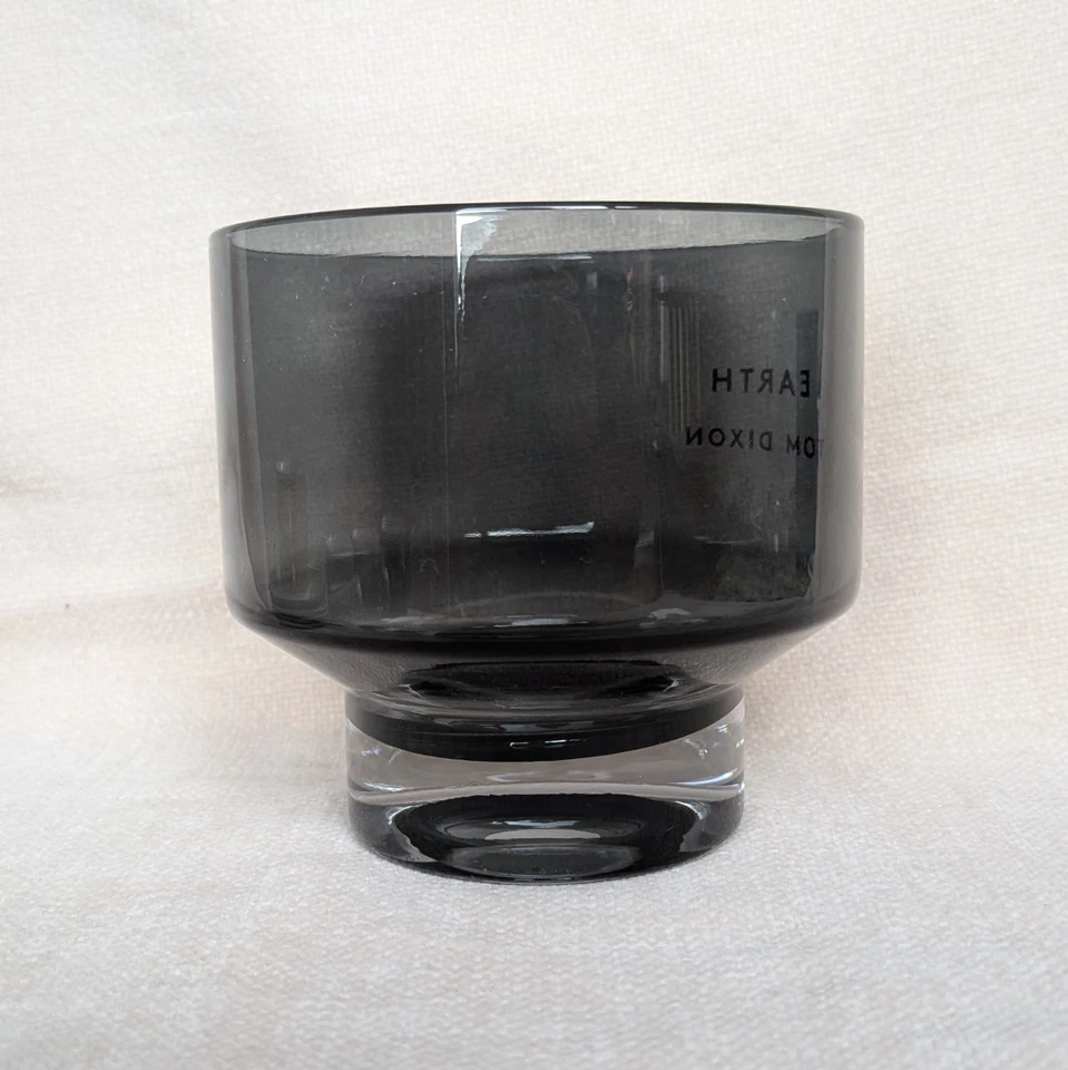 Tom Dixon Elements Air Candle Holder Large 6" grey **Just Holder No Candle** - Image 4 of 4