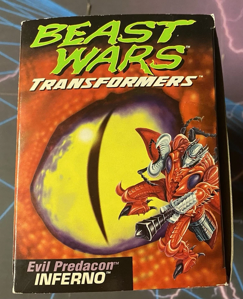 Transformers Beast Wars Inferno Figure 1996 Never Removed from box - Image 3 of 4