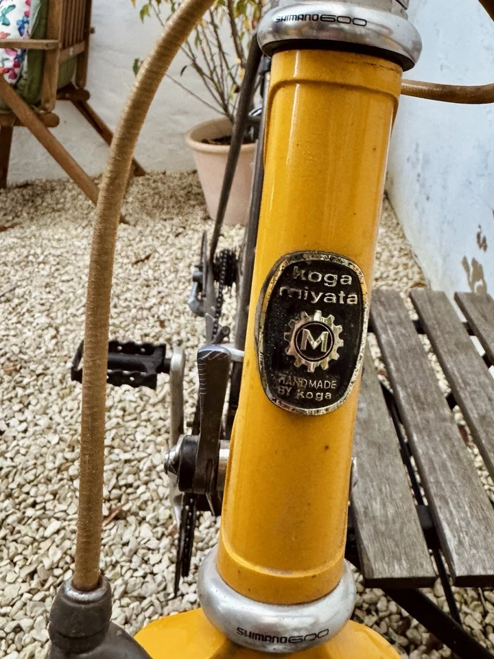 KOGA MIYATA RACEBIKE Anthrazit-Gelb Rennrad Profirad racebike Retrorennrad - Bild 3 von 4