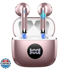 Wireless Earbuds, Bluetooth 5.4 Headphones HiFi Stereo, in Ear Earphones with