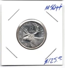 Canadian 1945 25 cent Quarter Dollar, MS-64+: T43