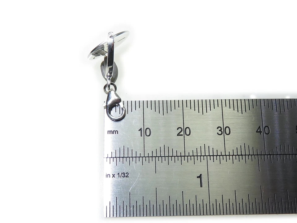 Ich liebe dich Spinner auf Clip Sterling Silber Charm .925 x1 Spinners- - Bild 3 von 4