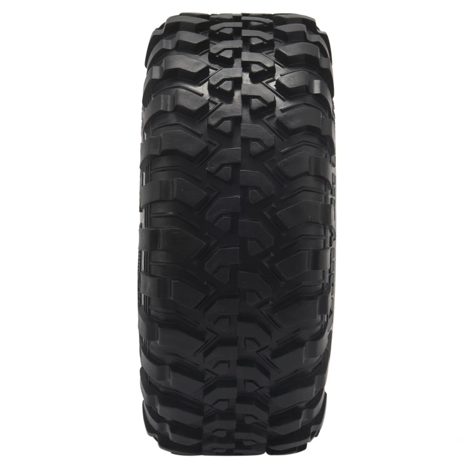 1X(4 StüCk 118MM 1.9 Gummi Reifen Reifen Rad für 1/10 RC Crawler Auto Axial2265 - Bild 2 von 4