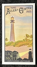 2025 Allen & Ginter - Light The Night - #LTN-24 - Cape Fl Lighthouse - Mini