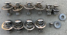GALAXIE 500 XL REAR BACK BUMPER BRACKET NUTS BOLTS ROUND HEAD WASHERS 1963 OEM