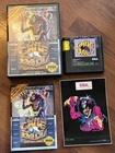 Crue Ball with Case & Manual and rare Decal (Sega Genesis, Vintage Video game)