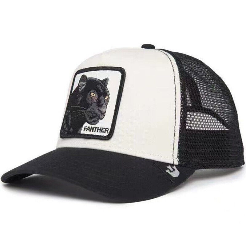 Animal Cartoon Snapback Cotton Baseball Cap Men Women Hip Hop Mesh Trucker Hat