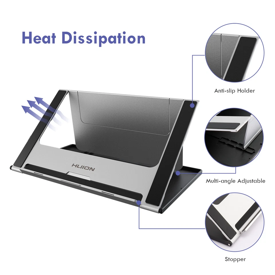 Huion ST200 Graphics Display Stand for Kamvas 16/13/12, Kamvas PRO 12, 13, 16 - Image 2 of 3